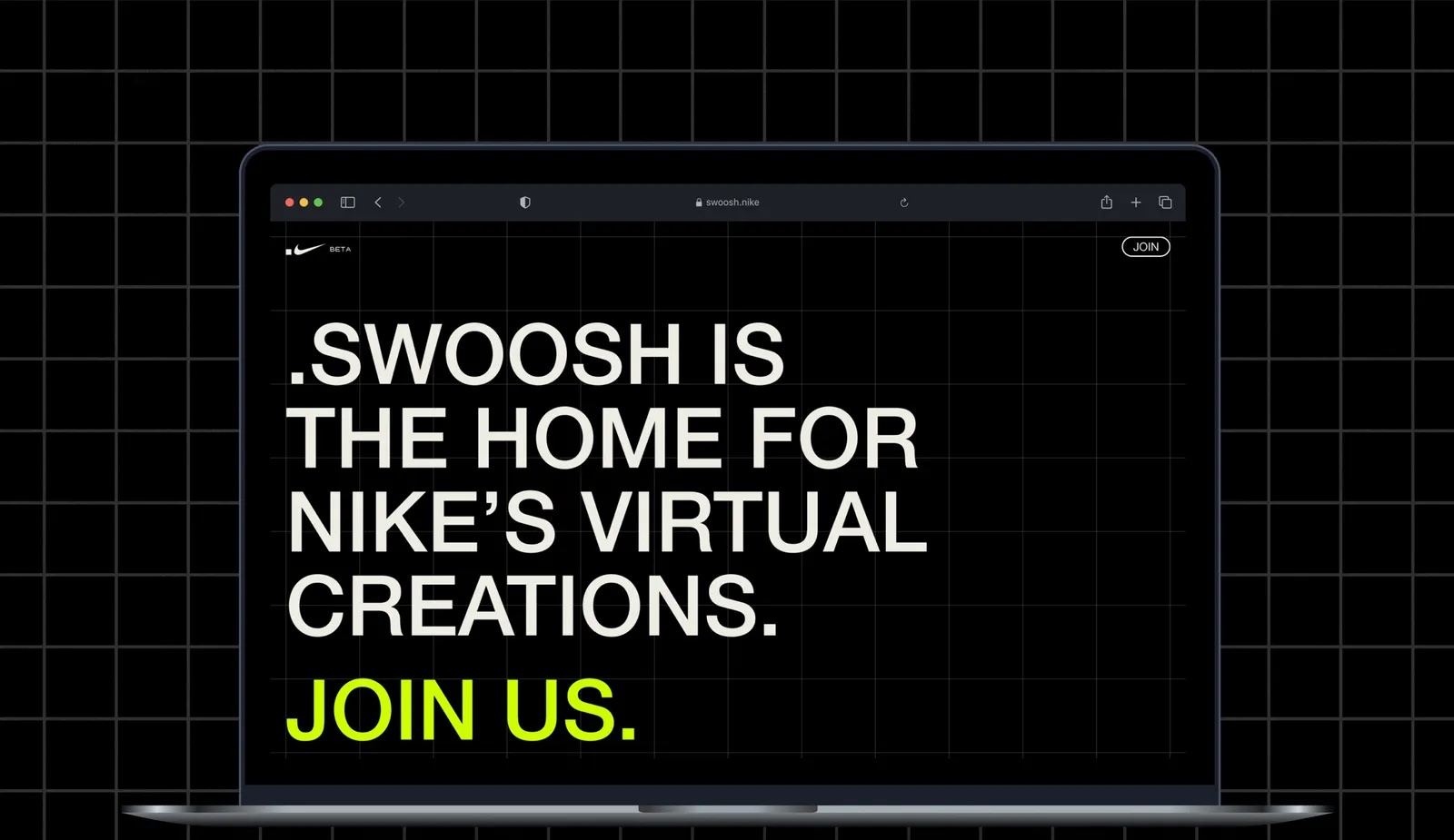 Nike Swoosh News Laptop Gear kopyasi